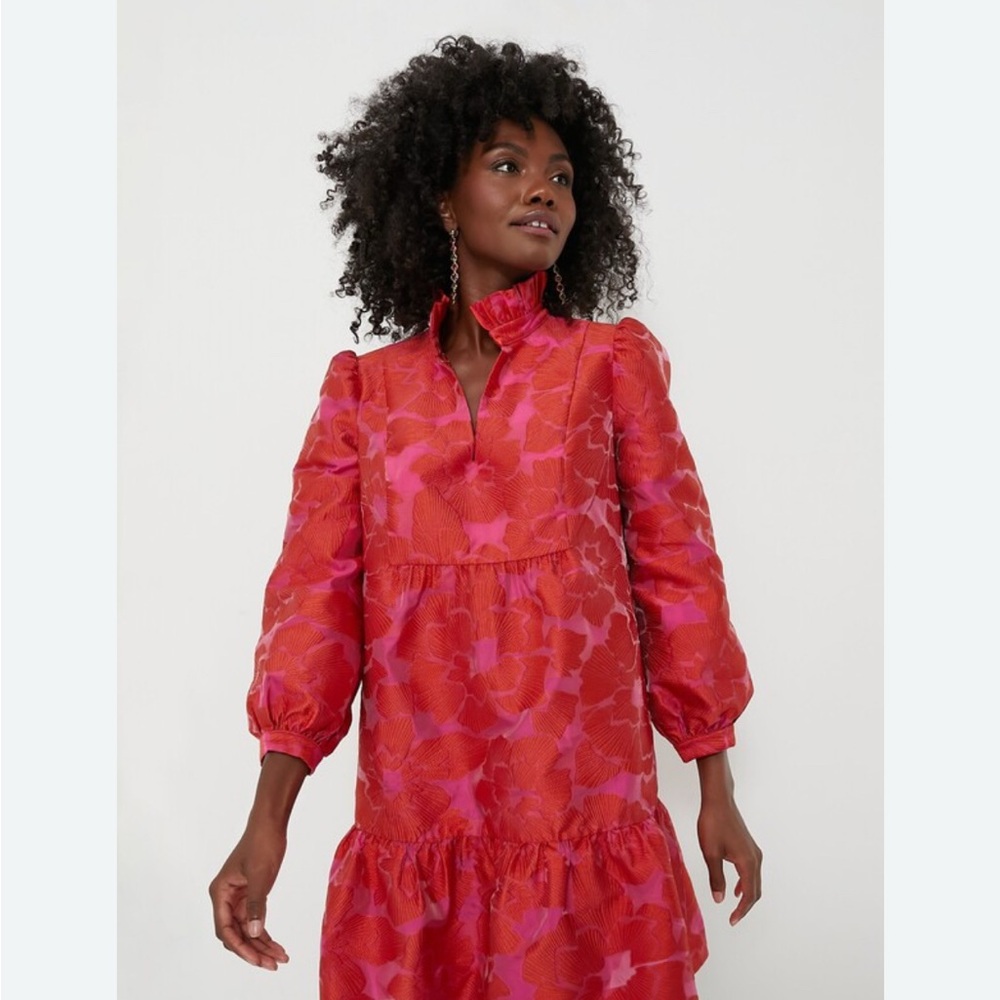 Tuckernuck || Red Fil Coupe Palmerston Dress
